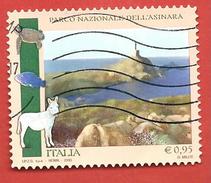 ITALIA REPUBBLICA USATO - 2015 - Parchi, Giardini Ed Orti Botanici D'Italia - Asinara - &euro; 0,95 - S. 3607 - 2011-20: Used