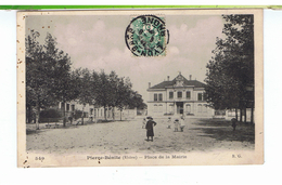 CPA-69-1906-PIERRE-BENITE-PLACE DE LA MAIRIE-ANIMEE-DES ENFANTS SUR LA PLACE- - Pierre Benite