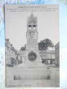 Monument élevé à La Mémoire De Jean Du Luxembourg Roi De Bohème ... - Crecy En Ponthieu