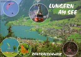 Lungern Am See Zentralschweiz Verschiedene Ansichten Mehrbildkarte - Lungern