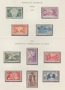 MAURITANIE  1931+1937  EXPO  COMPLETE SET  *MH  Ref  G730T - Neufs