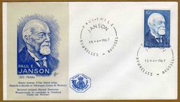 Enveloppe Cover Brief FDC 1414 Paul E. Janson - 1961-1970