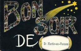 G29 - 26 - Bonsoir De SAINT-MARTIN-EN-VERCORS - Drôme - Other & Unclassified