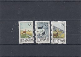 Liechtenstein - Mammifères Divers - Neufs** - Année 1986 - Y.T. 848/850 - Unused Stamps