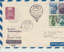 Luchtpost Oostenrijk Ballonpost Villach 1957 ??? - Ballonpost