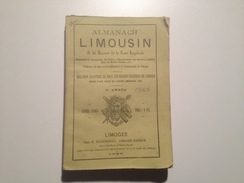 ALMANACH  LIMOUSIN , 1865, LIMOGES ,DUCOURTIEUX LIBRAIRE EDITEUR - Petit Format : ...-1900