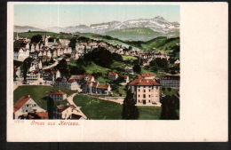 DC2648 - HERISAU 2X PANORAMA VIEW POSTCARDS - Herisau