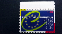 Liechtenstein 1256 **/mnh,  Vorsitz Liechtensteins Im Europarat - Neufs