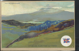 Volcan Muhovura: Cte; Belge Maritime Du Congo , Obl: Niel 29/07/1921 - Stamped Stationery