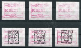 1990 South Africa Frama Stamps 150th Anniversary Penny Black, Rowland Hill. Mint, Used + Cover - Frama Labels