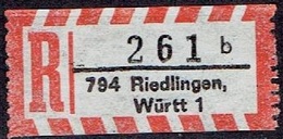 GERMANY # - R- & V- Labels