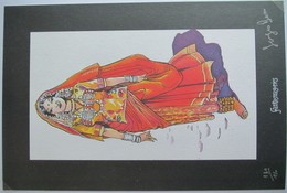 Bess - Leila Et Krishna - Ex Libris Numéroté Et Signé - Illustrateurs A - C