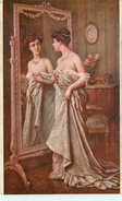 Arts - Peintures & Tableaux - Salon De Paris - Lapina - Femmes - Femme - Jules Scalbert Né à Douai En 1851 - état - Paintings