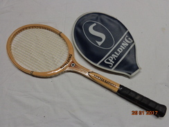 SPALDING COMPETITION  RACCHETTA DA TENNIS VINTAGE EPOCA RAQUETTE RACKET - Bekleidung, Souvenirs Und Sonstige