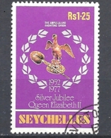 SEYCHELLES   1977 The 25th Anniversary Of Regency Of Queen Elizabeth II  USED - Seychelles (...-1976)