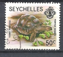 SEYCHELLES   1977 Marine Life      USED Geochelone Elephantopus  TURTLES - Seychelles (...-1976)