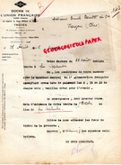 10 - TROYES - FACTURE DOCKS DE L' UNION FRANCAISE- 1926 - 1900 – 1949