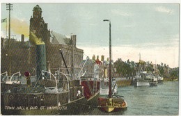 ROYAUME UNI  : " Norfolk Postcard - Town Hall From River, Great Yarmouth " - Great Yarmouth