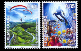 Luxemburg / Luxembourg - MNH / Postfris - Complete Set Paragliding 2012 - Unused Stamps