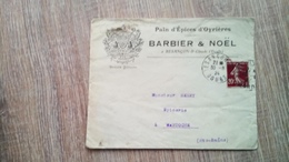 Lettre ✉ Courrier Pain Epices Barbier 💈 - Altri & Non Classificati