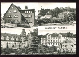 CPM Non écrite Allemagne FLÖHA Borstendorf Multi Vues - Flöha