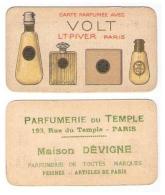 (Cartes Parfumées) 002, Carte Parfumée Volt LT Piver Paris, Maison Dévigne - Anciennes (jusque 1960)