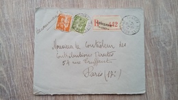 Lettre ✉ Courrier  Asniere Chanzy - Other & Unclassified