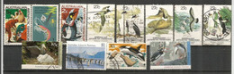 Faune De L'Antarctique Australien, 12 Timbres Oblitérés Differents. Côte 25,00 € - Antarctic Wildlife