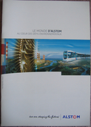 Brochure ALSTOM La Société Et Ses Activités 2007 - Eisenbahnverkehr