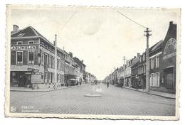 OLD POSTCARD - EEKLOO, BOELAARSTRAAT - SHOPS, BUILDINGS, CAR, STREET SCENE - Eeklo