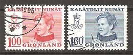 Grönland 1977 // Michel 101/102 O - Gebraucht