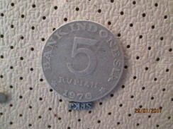 INDONESIA 5 Rupiah 1970 # 4 - Indonésie