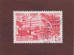 83  De  1984 - Oblitération Cachet Rond De STRASBOURG / MARSEILLAISE. 67 - SERVICE : CONSEIL De  L´EUROPE - Used