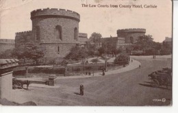 Angleterre -  England - Cumberland -  Carlisle - The Law Courts From County Hotel : Achat Immédiat - Carlisle