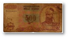 AZERBAIJAN - 500 MANAT - ND ( 1993 ) - Pick 19.a - FIRST ISSUE - Serie A/1 - 2 Scans - Arzerbaiyán