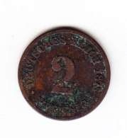 ALLEMAGNE, EMPIRE, KM 2, XF-, 1875B, 2p. (B330) - 2 Pfennig