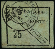 N°15 25c Noir/vert, Signé Brun - TB - Sonstige & Ohne Zuordnung