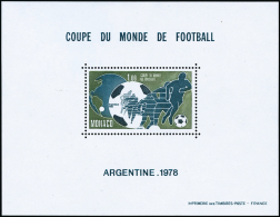 N°10 Le Bloc De La Coupe Du Monde De Foot Argentine 78 - TB - Sonstige & Ohne Zuordnung