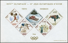 N°7 Bloc Spécial Jeux Olympiques De Tokyo 1964 - TB - Andere & Zonder Classificatie
