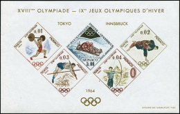 N°7 Bloc Spécial Jeux Olympiques De Tokyo 1964 - TB - Sonstige & Ohne Zuordnung