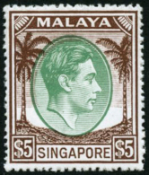 N°20B 5d Brun Et Vert, Dentelé 18 - TB - Singapore (...-1959)