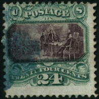 N°36 24c Vert Et Violet Foncé - TB - America (Other)