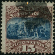 N°35a 15c Brun-rouge Et Bleu , Type II - TB - Sonstige - Amerika