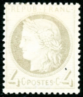 N°52 4c Gris, Signé Calves - TB - 1871-1875 Ceres