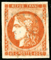 N°48 40c Orange - TB - 1870 Ausgabe Bordeaux