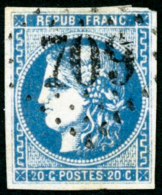 N°46Ad 20c Outremer - TB - 1870 Ausgabe Bordeaux