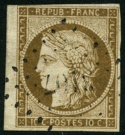 N°1a 10c Bistre-brun - TB - 1849-1850 Ceres