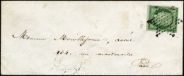 N°2 15c Vert S/lettre, Petite Marge En Haut - B - 1849-1850 Cérès