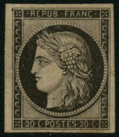 N°3F 20c Noir, Réimp - TB - 1849-1850 Ceres