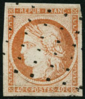 N°5 40c Orange, Signé Calves Et Brun - TB - 1849-1850 Cérès